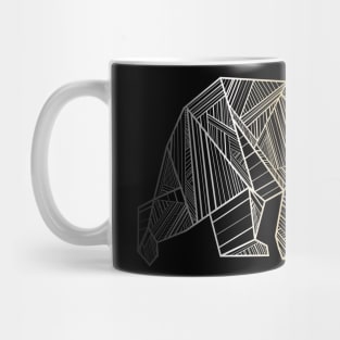 Geometric Bear Pride LGBTQ+ | BearlyBrand Mug